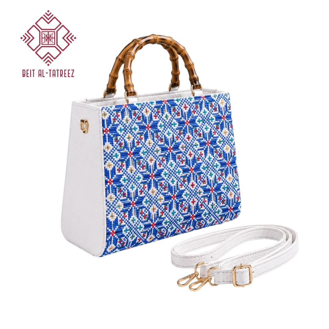 Tatreez Top-Handle Bag | Convertible Crossbody