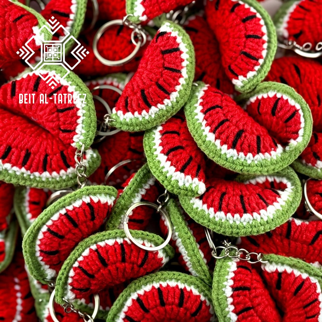 Key Chain - Watermelon Crochet