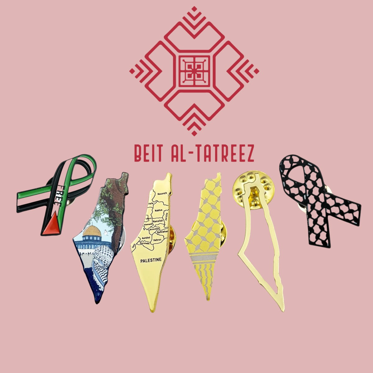 Represent Palestinian Shirt Pins
