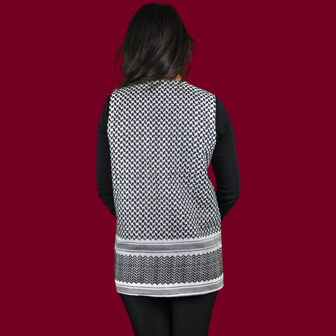 Palestinian Keffiyeh Vest – By Beit Al-Tatreez