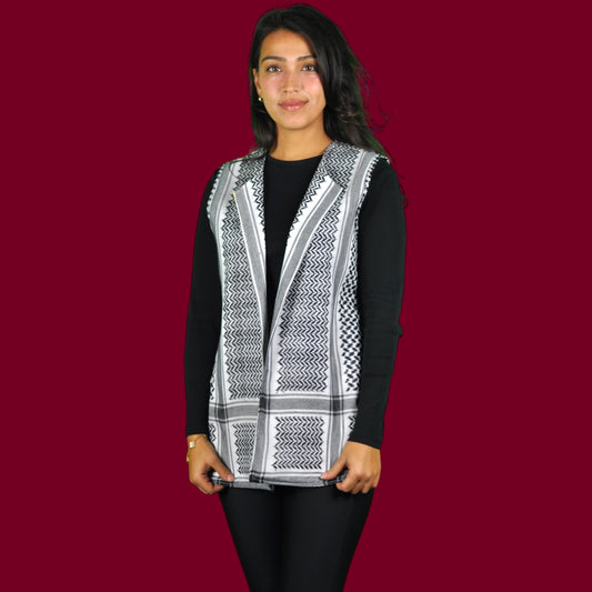 Palestinian Keffiyeh Vest – By Beit Al-Tatreez