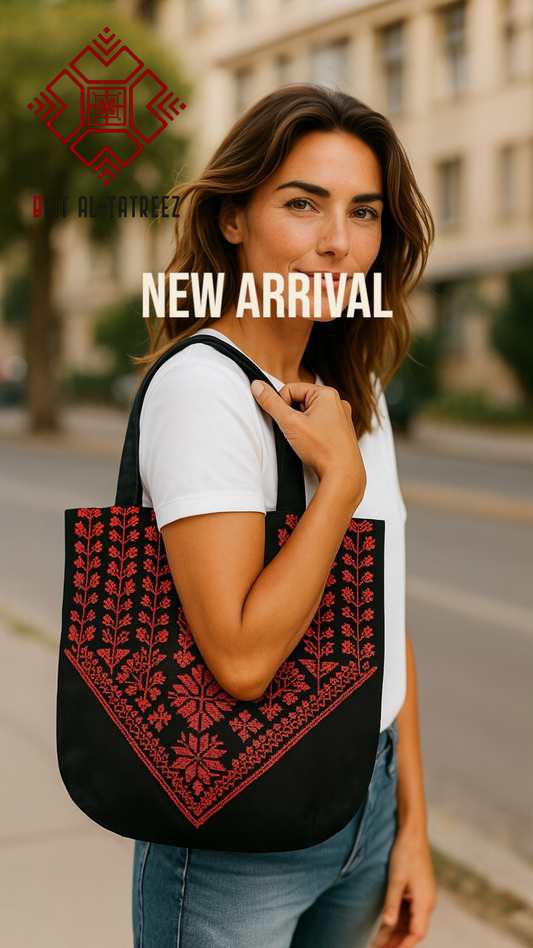 Crimson Weave - Handmade Cross-stitch