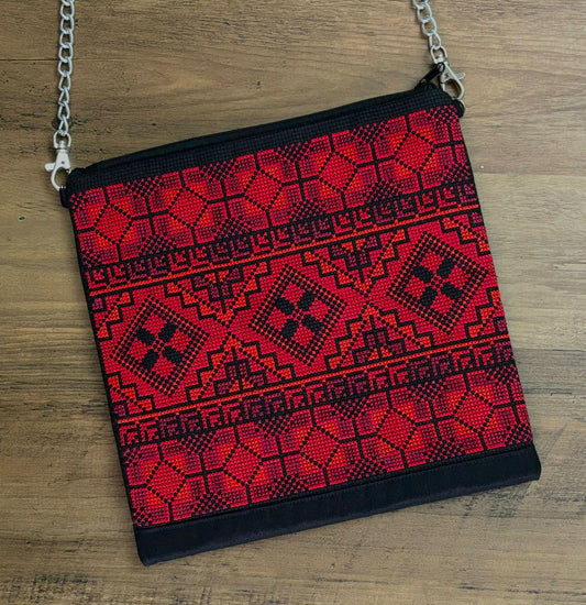 Handmade Diamond Floret Shoulder & Crossbody Bag