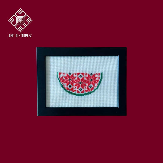 Tatreez Watermelon Slice