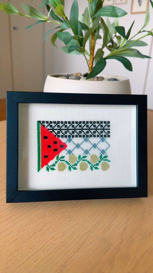 Tatreez Palestine  Flag