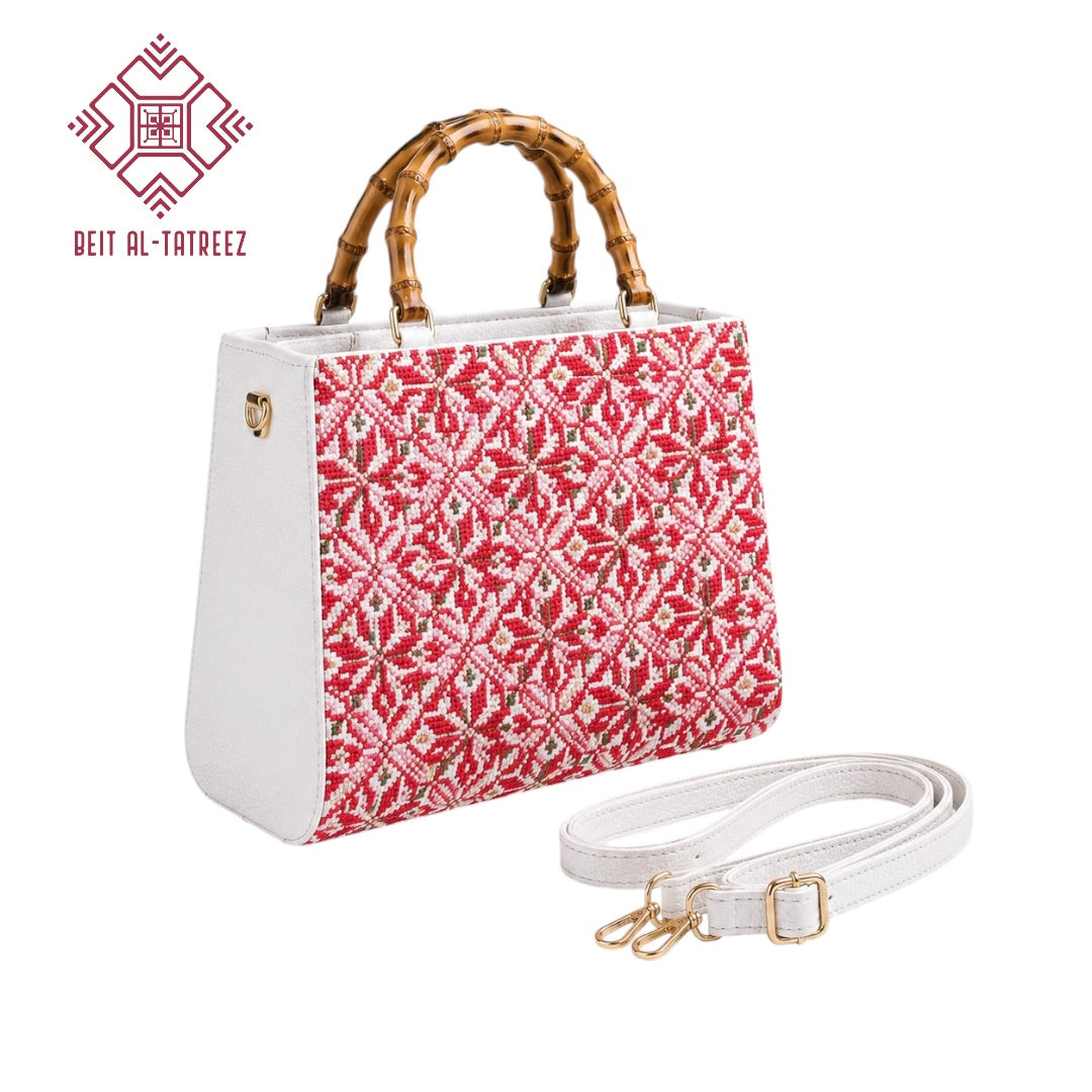 Tatreez Top-Handle Bag | Convertible Crossbody
