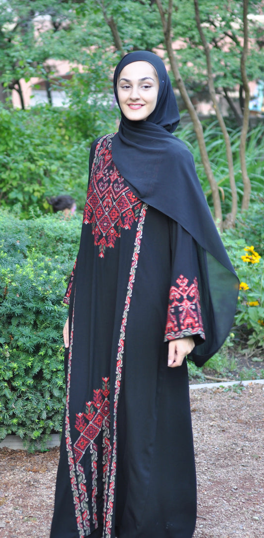 Velvet Black/Red Manajel