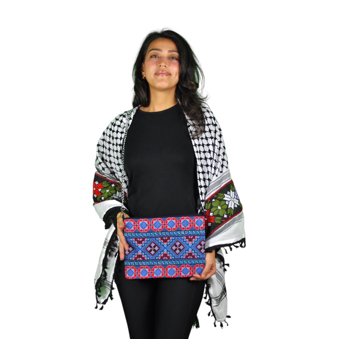 Handmade Traditional Tatreez Shoulder & Crossbody Bag
