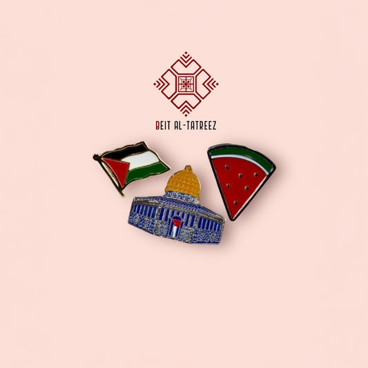 Palestinian Shirt Pins
