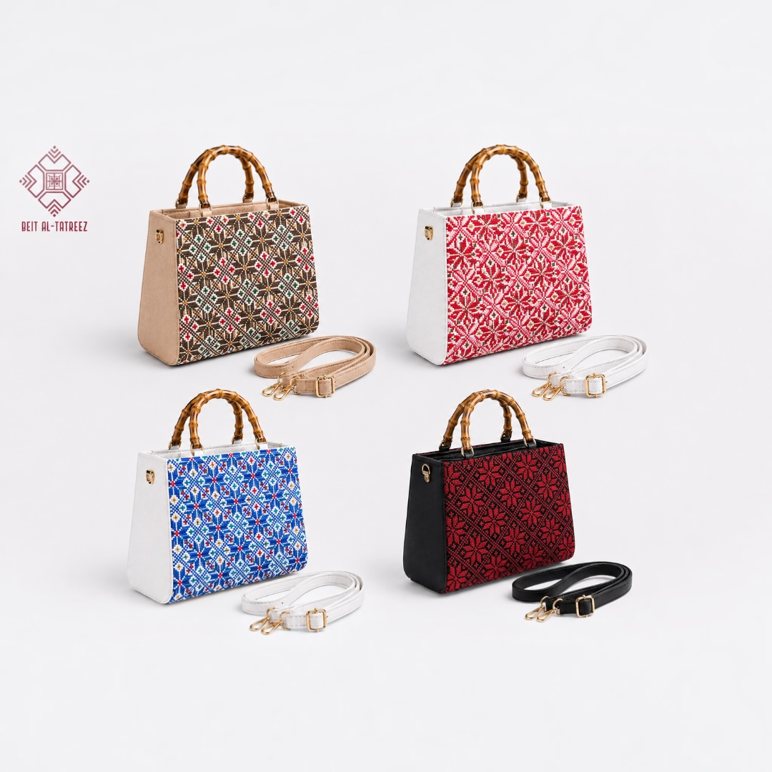 Tatreez Top-Handle Bag | Convertible Crossbody