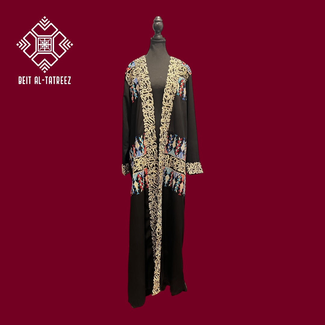 Tatreez & Calligraphy Kaftan
