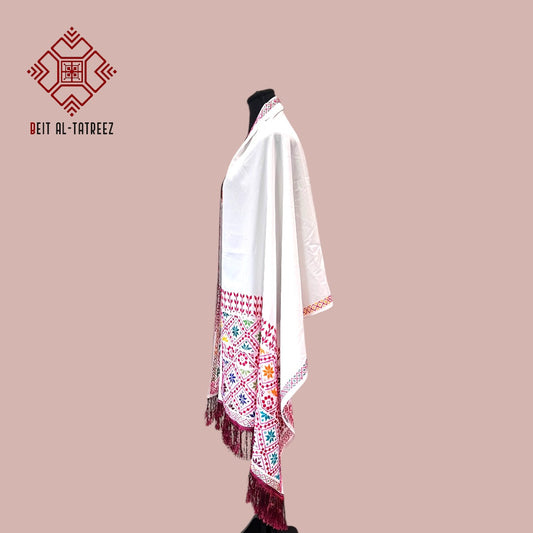 Hebron Mosaic Tatreez Shawl